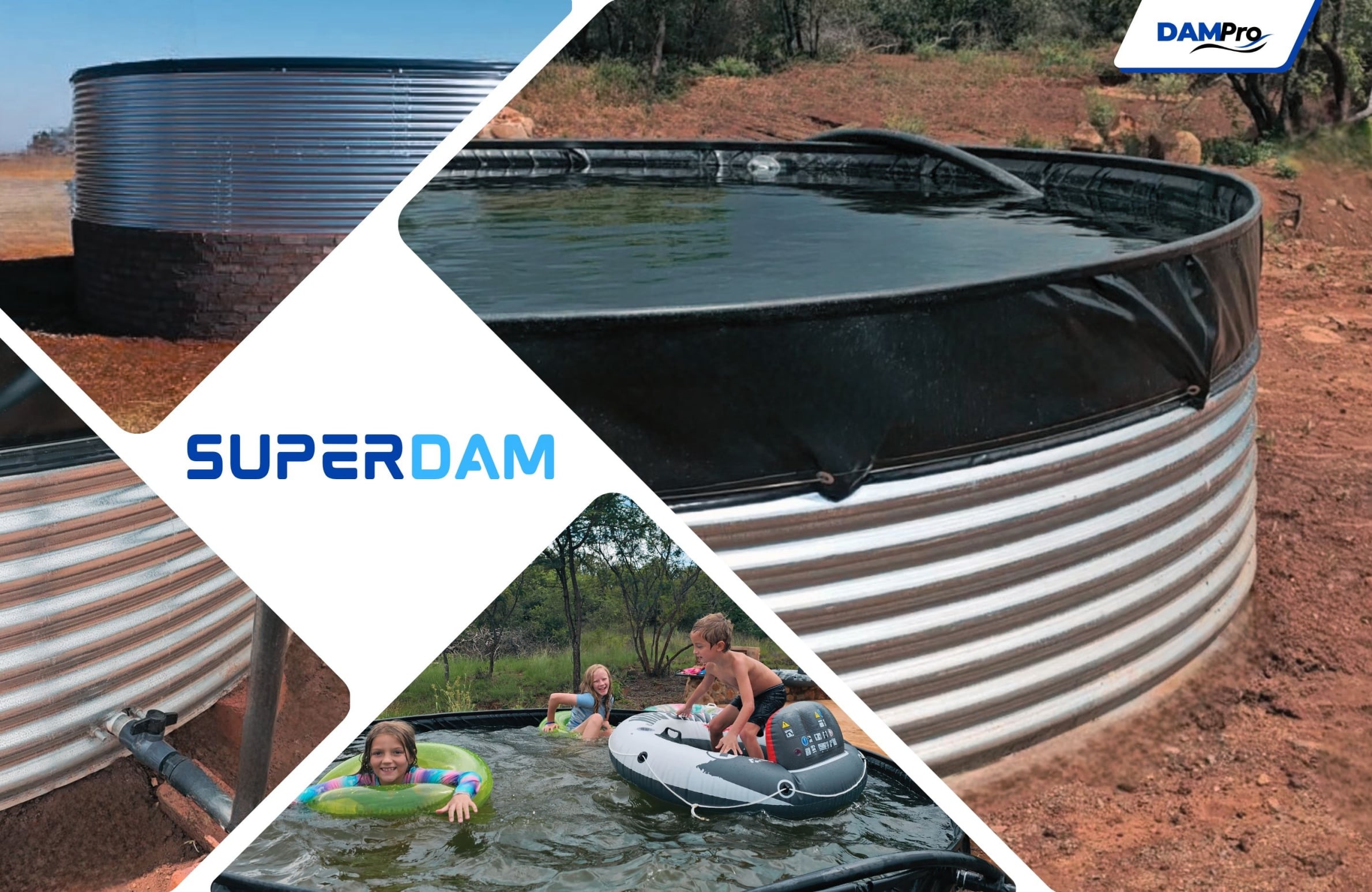 SUPERDAM - an Aluzinc reservoir